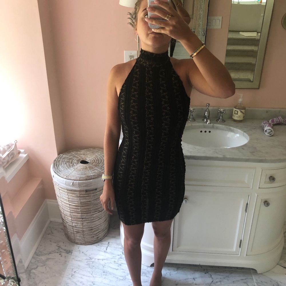 Torn by Ronny Kobo high neck dress